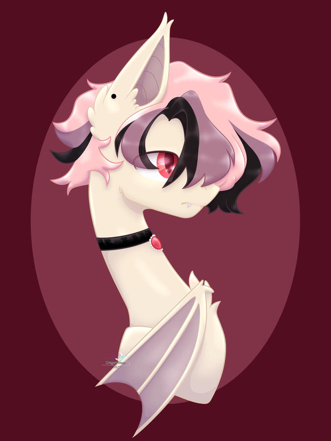 Shaded Pony Bust Shaded Pony Bust